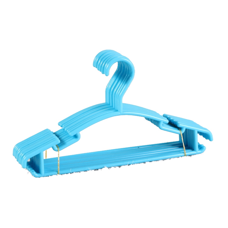 Set Van 50 Stuks Hangers Voor Baby En Kind In Plastic Duurzaam Plastic Hangers Haak Van 5 Kleur Voor Meisje of Jongen 27X15 Cm