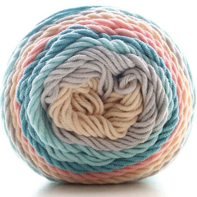 Fils de coton en soie naturelle doux | Laine, fil épais, tricot d'amoureux, laine tricot Crochet, tissage fil, bricolage, 2 pièces: 9-2pc