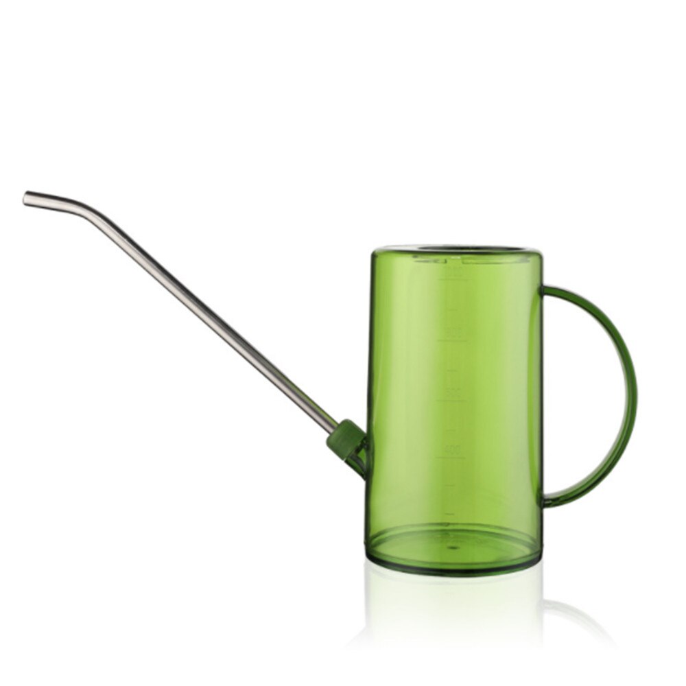 1L Plastic Watering Can Bottle Stainless Steel Long Spout Watering Pot Shatterproof For Outdoor And Indoor House Plants Flowers