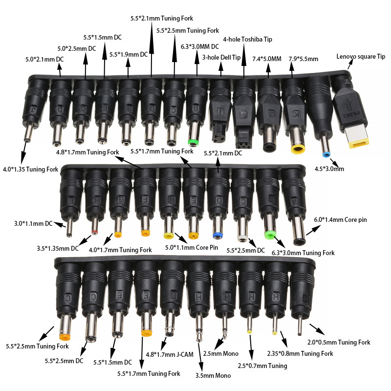 Universal 110V 220V a 12V 2A DC AC Cable de alimentación Jack Cable de carga adaptador de conector 2,5 2,1 MM para enrutador altavoz cámara: Otro