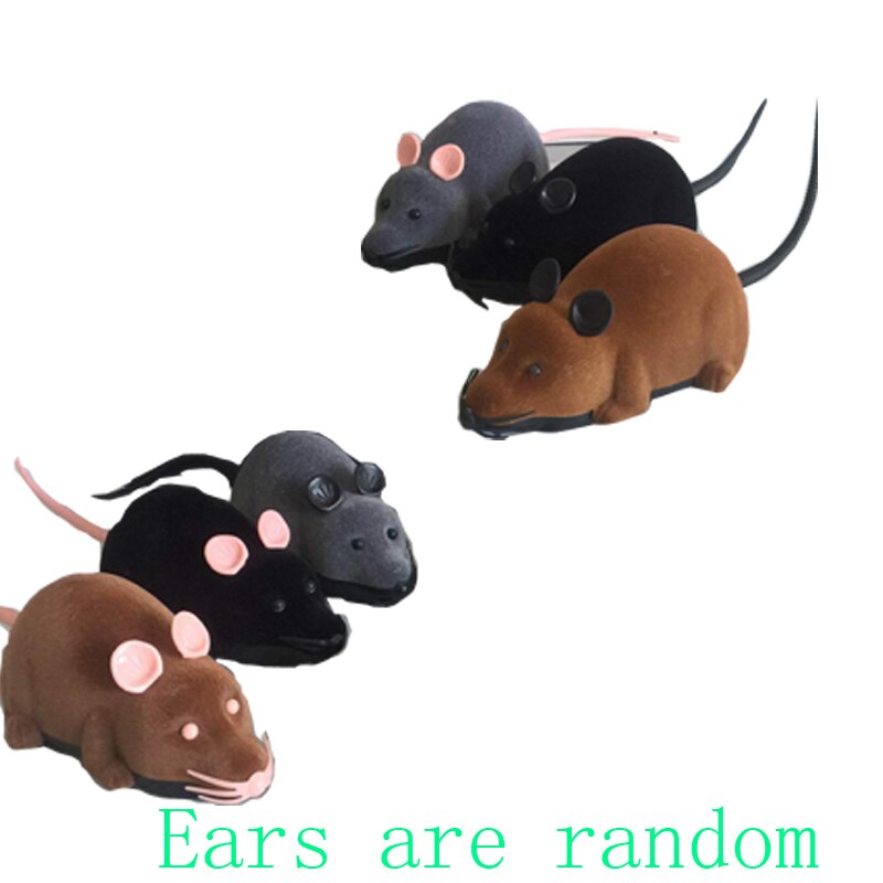 Funny Remote Control RC Wireless Rat Mouse Toy for Cat Dog Pet Novelty