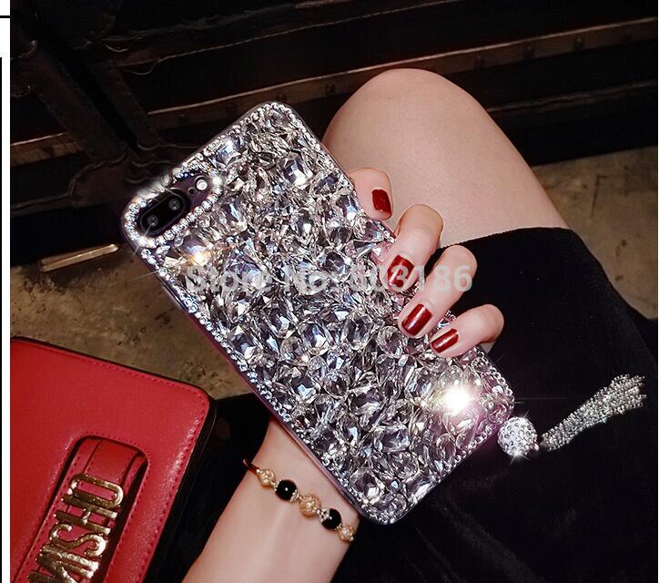 For OPPO A73 F5 F7 F9 F11 Pro A3 A3S A5 A5S A7 A9 A11 Realme C2 A1k X X2 3 5 Pro XT Pendant Diamond Big Rhinestone Case