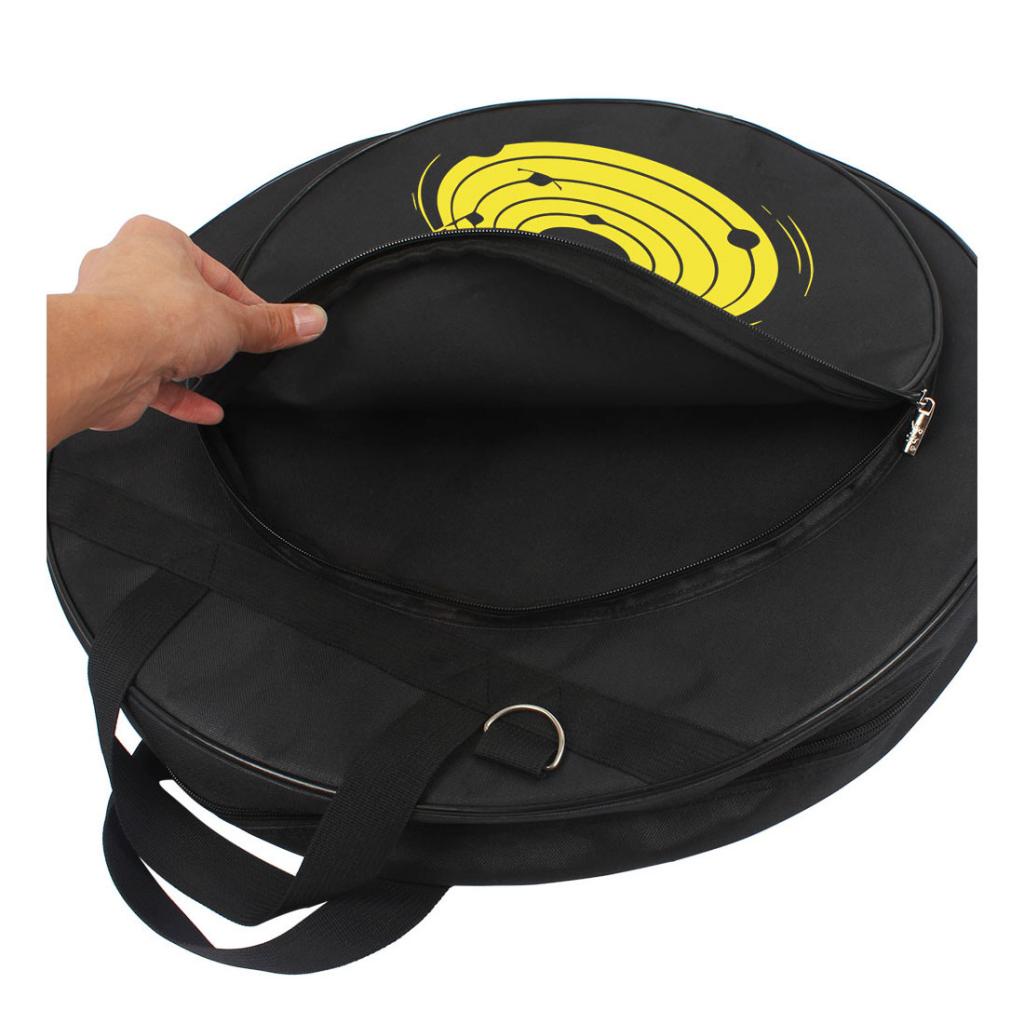 Slidstærk bomuld 21 tommer bækken opbevaringspose etui håndbagageholder sort 540 x 130mm