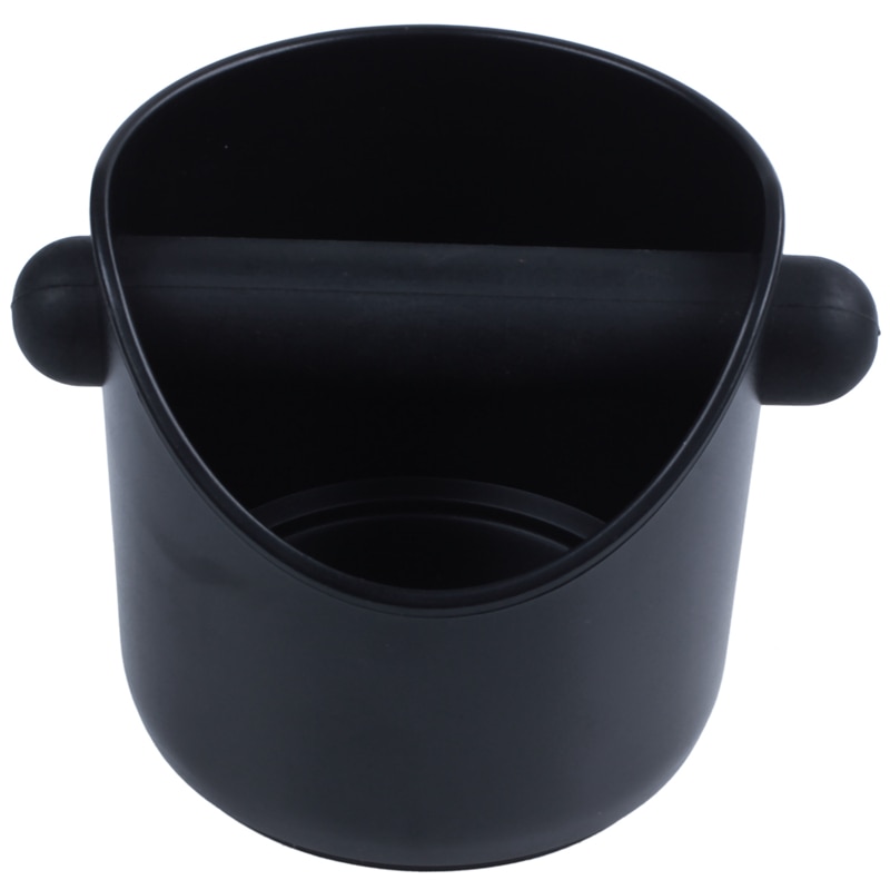 Coffee Grind Knock Box And Espresso Dump Bin Black: Default Title