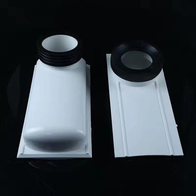 Toiletskifter toilet toilet tilbehør pvc downpipe shifter 2.5cm / 5cm / 10cm anti-blokering: Blomme