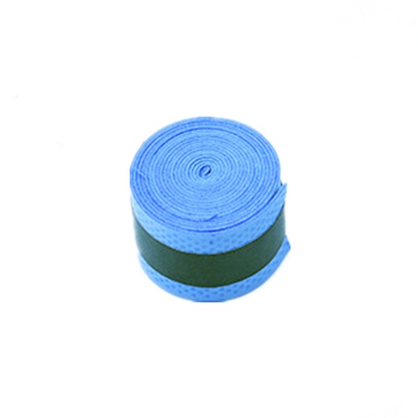 1/3PCs Tennis Clap Rubber Badminton Racket Grip Handle Rubber Non-slip Sweat-absorbent with Racket Grip Handle Winding Tape: Blue