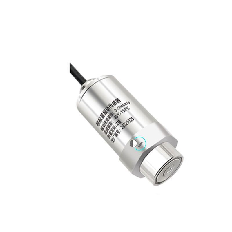 Overvågning af udstyrstilstand, temperatur- og vibrationssensor, vibrationssensor med én akse, z-akse 4-20ma rs485 0-5v 0-10v: Blå