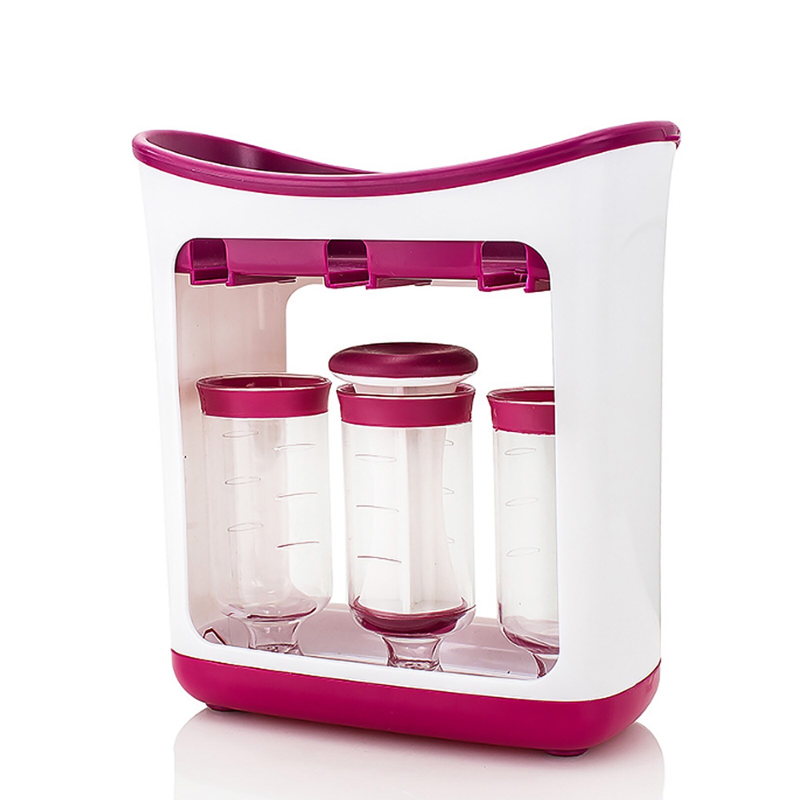 Station de pressage de jus de fruits frais maison, fabricant d'aliments pour bébés avec sacs de rangement