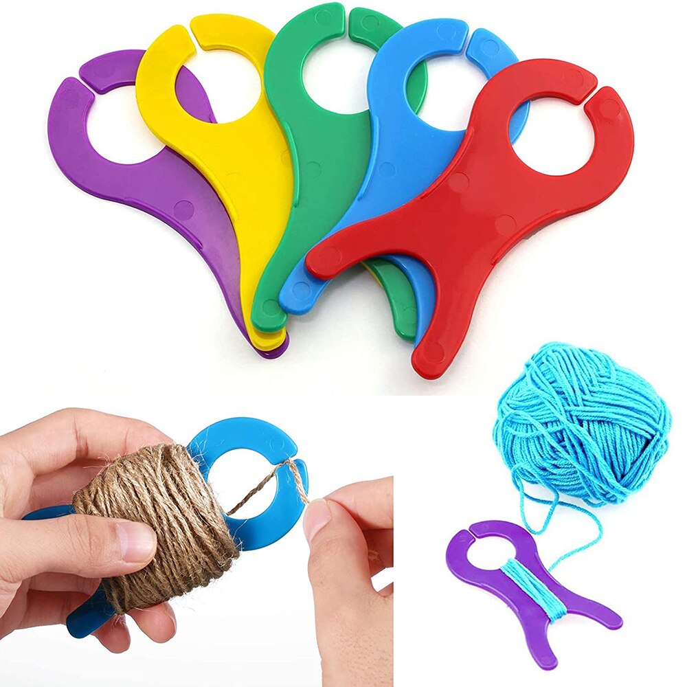 5-20Pcs Large Yarn Bobbins Plastic Winding Plate Boards for Cross Stitch Embroidery Thread Organizer Sewing Weave Winder Tools