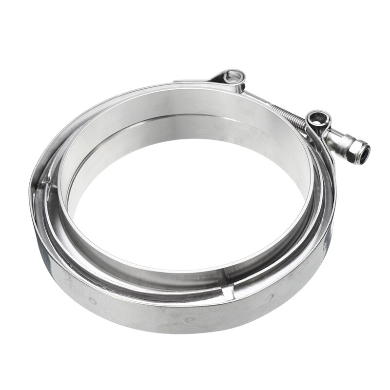 5" Inch V Band Clamp Turbo Exhaust Down Pipe 304 Stainless Steel with
