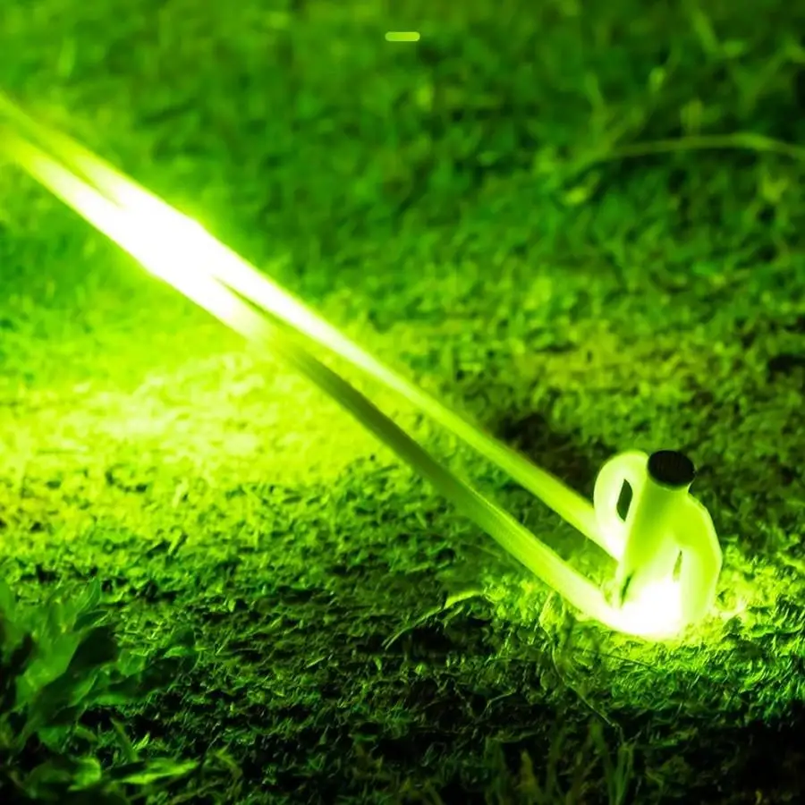Cuerda de viento LED para acampar, lámpara luminosa, toldo, tienda de campaña, techo, cuerda de advertencia nocturna antidesgarro, resistente al viento, impermeable, para exteriores, senderismo y Camping