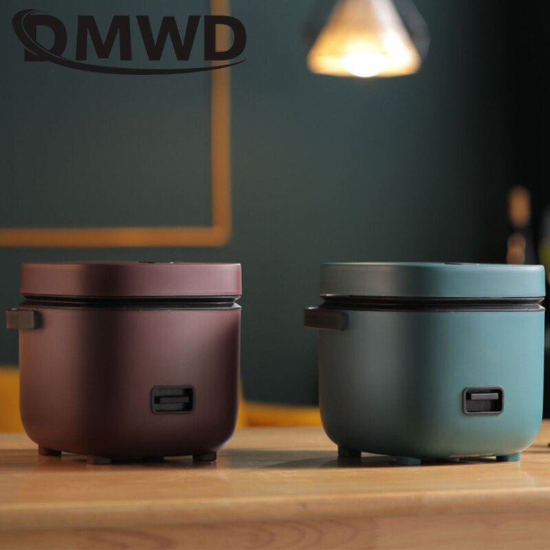 1.2l mini riskomfyr multifunksjonell enkelt elektrisk riskoker non-stick husholdning liten kokemaskin lage porriage suppe eu