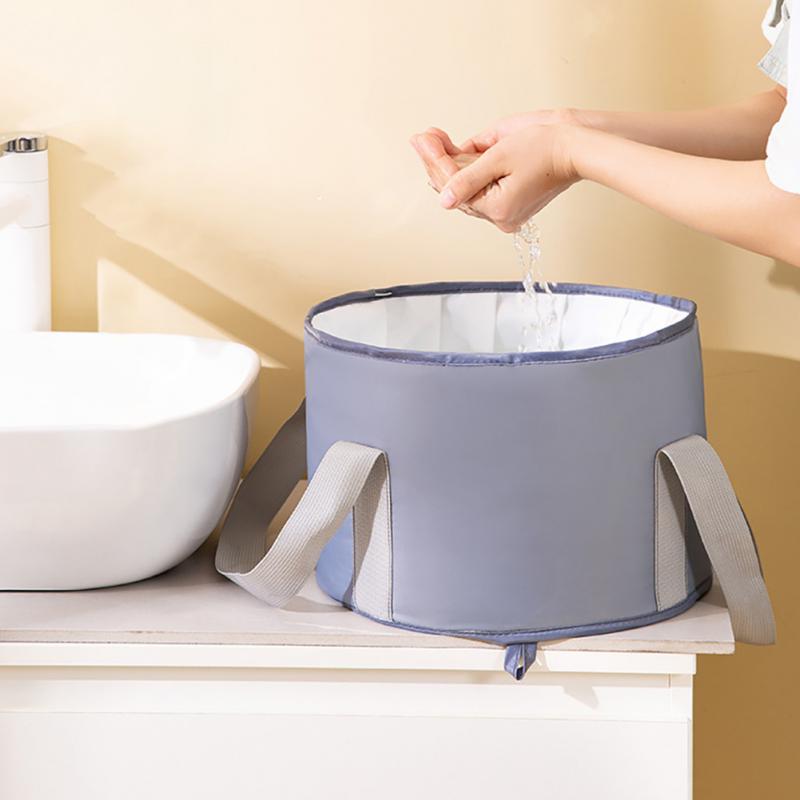 Foldable Foot Soaking Bucket Washing Basin Travel Camping Washbasin Bucket Portable Folding Laundry Tub Foot Bath Bucket