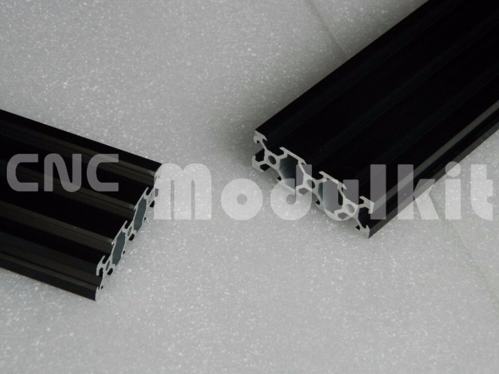 2060V-slot Aluminum Profile CNC Router Black 2060 V-slot Frame Extrusion Free Cutting Device Equipment Construction CNC MODULKIT