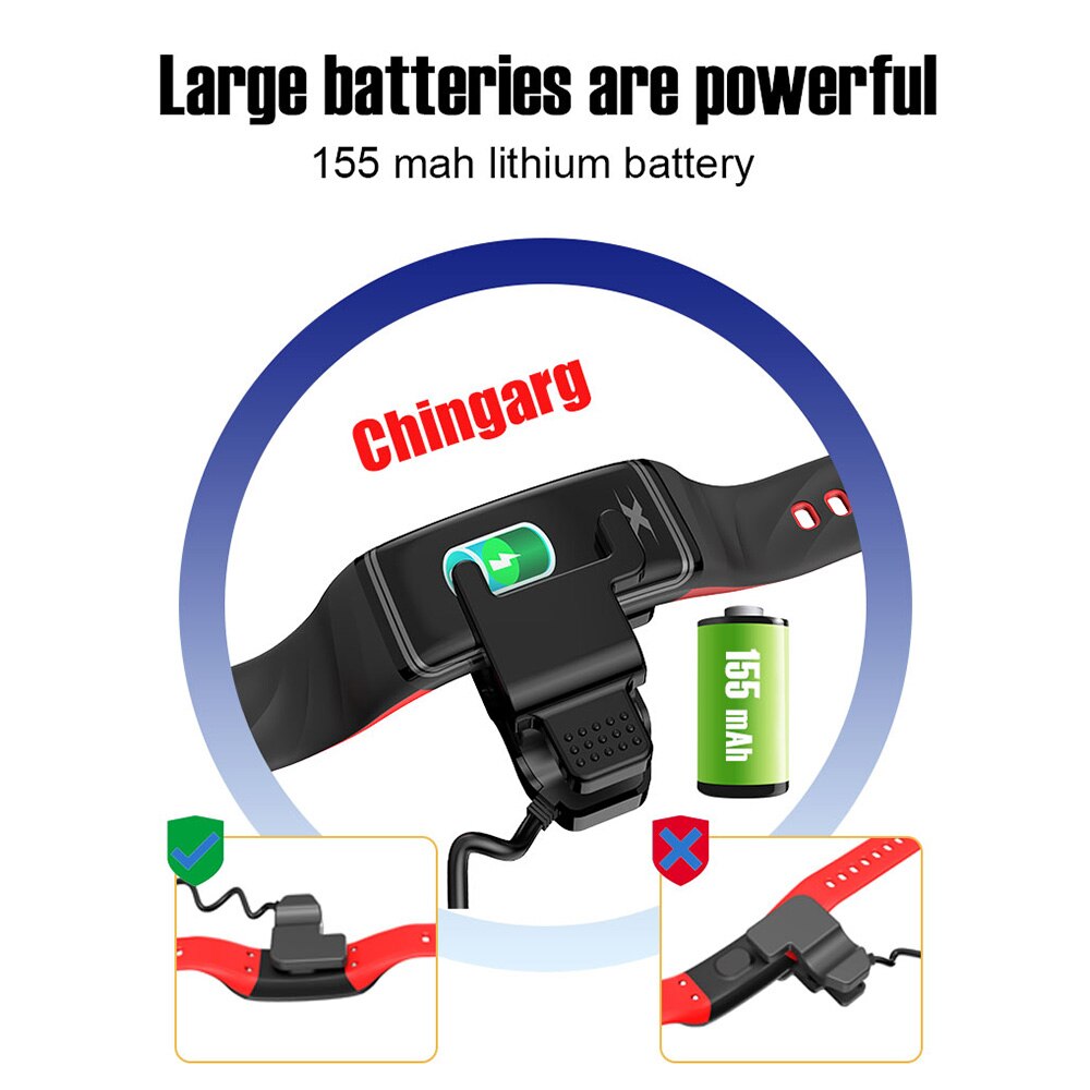 V30S Sports Smart Pedometer BT Sports Fitness Tracker Heart Rate Sleep Health Monitor Big Screen Smart Pedometer