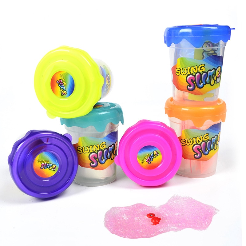 Magic Schudden Slime Polymeer Klei Diy Maken 80Ml Kristal Modder Speelgoed Met Doos Voeg Water Slime Kit