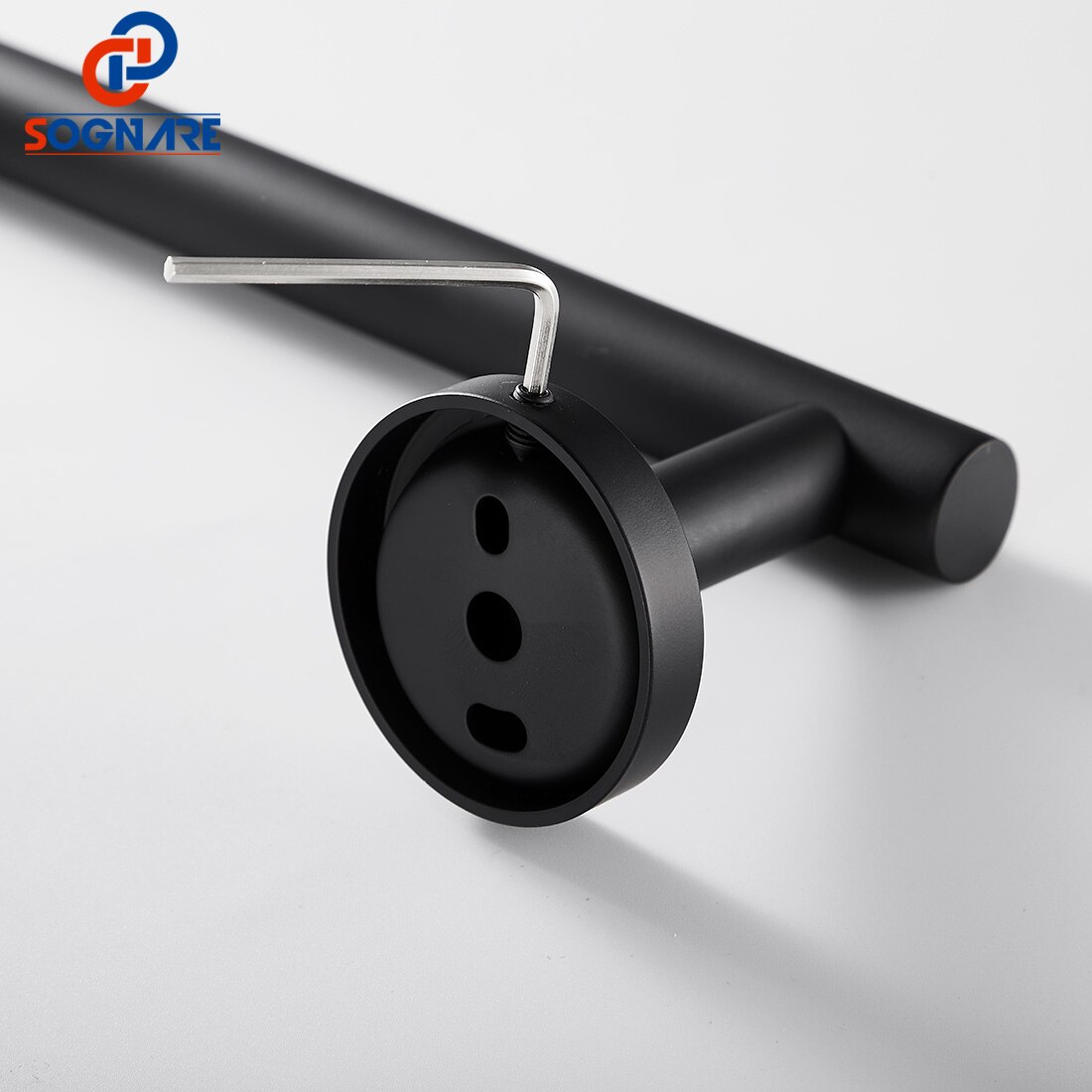 Zwarte Muur Badkamer Hardware Kit Rvs Badkamer Faciliteiten Voor Badkamer Handdoek Bar Toiletrolhouder Kleding Haak