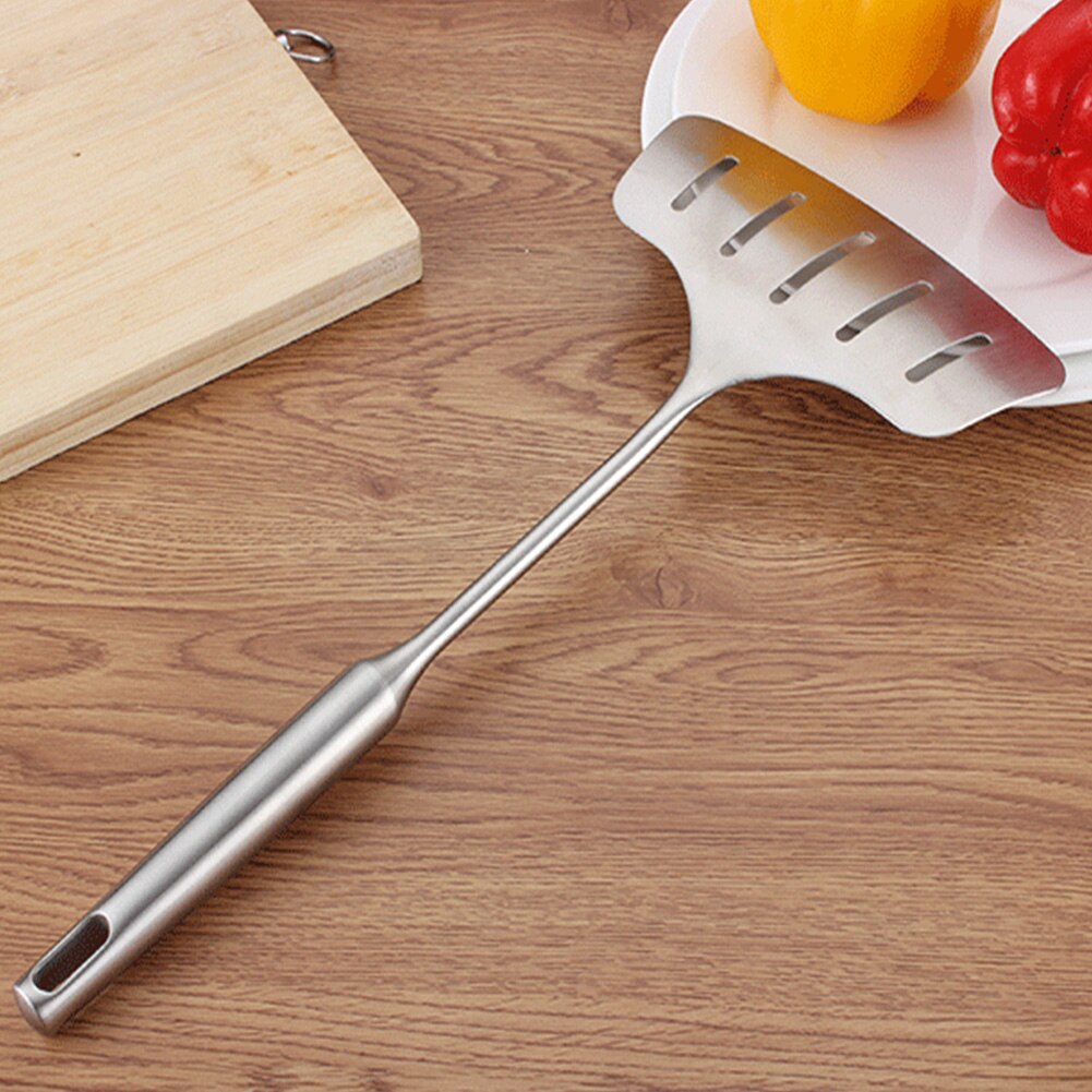 Steak Shovel Utensils Scraper Non Stick Spatulas Lightweight Wide Stainless Steel BBQ Cooking Slotted Fish Turner