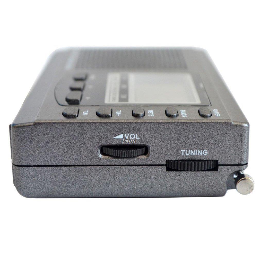 Digital Display Portable Radio FM AM Shortwave Radio Muti-band Stereo Sound Effect Radio Test Sports Radio