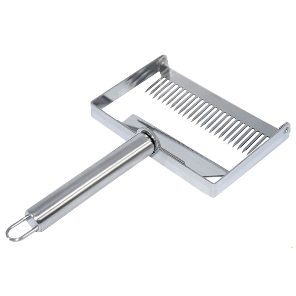 Grand acier inoxydable miel grattoir fourchette apiculture miel décapsulage abeille ruche pelle outils LBShipping