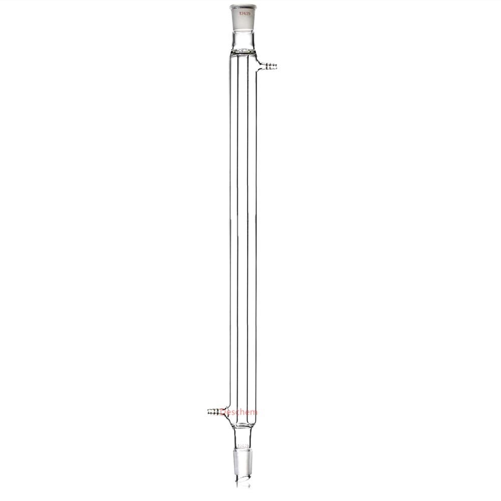 400mm, 24/29, condensateur Liebig, échangeur de chaleur en verre ouest, verrerie de laboratoire