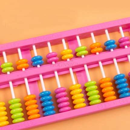 Outils d&#39;enseignement des mathématiques, boulier de l&#39;école primaire et de la maternelle, addition et soustraction d&#39;arithmétique