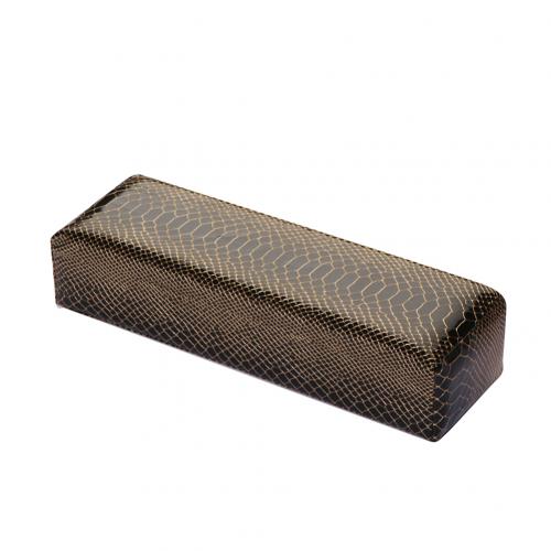 Schlange Haut Tisch Pad Hand Kissen Schwamm Arm Rest Kissen Nail art Weiche Hand Ruht Nagel Matte Pad Salon Maniküre werkzeug: Black Hand Pillow