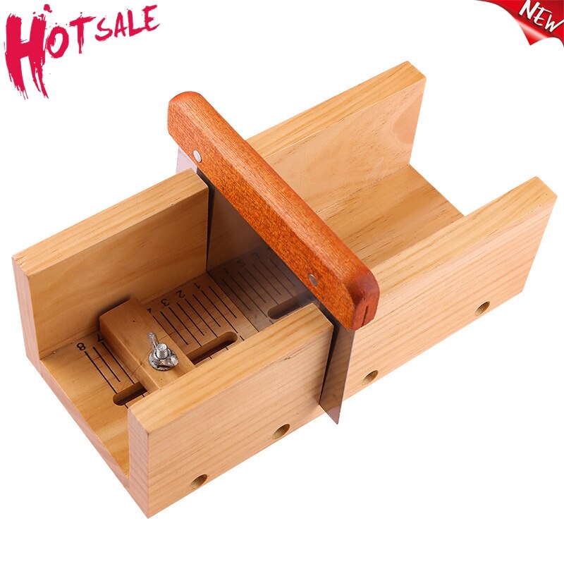 Diy Soap Cutting Tool, Rubber Wood Adjustable Soap Cutting Device, Simple Soap Making Fixed Support Supplies