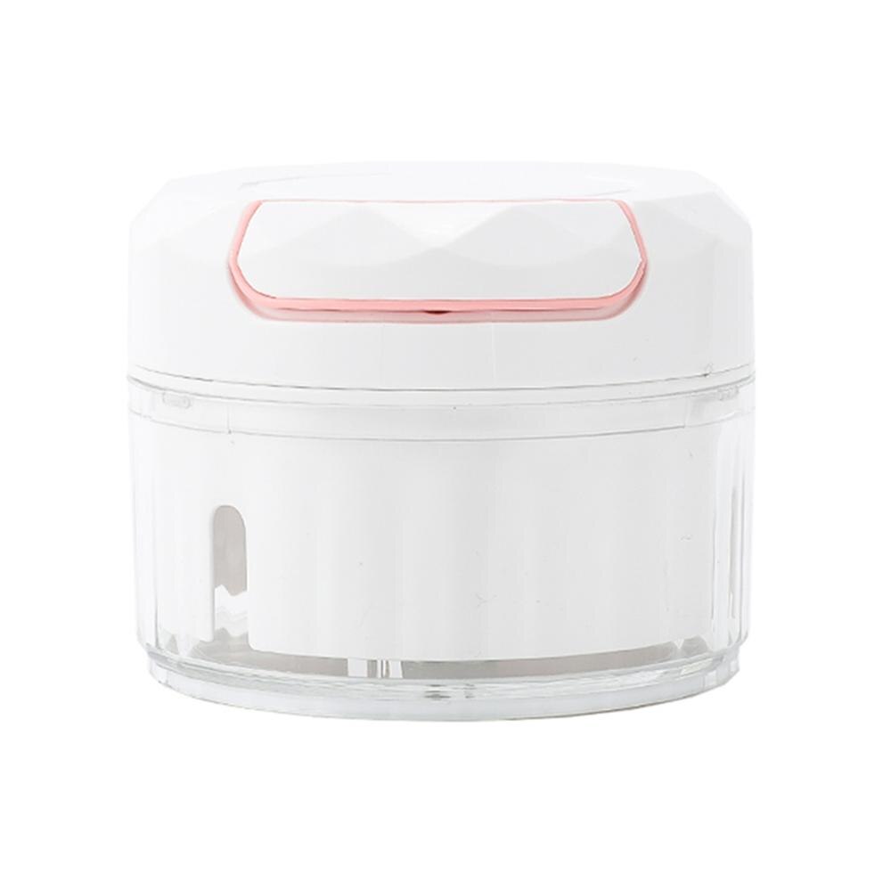 Mini pomme de terre carotte ail Cutter robot culinaire broyeur manuel hachoir à viande manuel fruits légumes hachoir trancheuse cuisine outil: Type A White