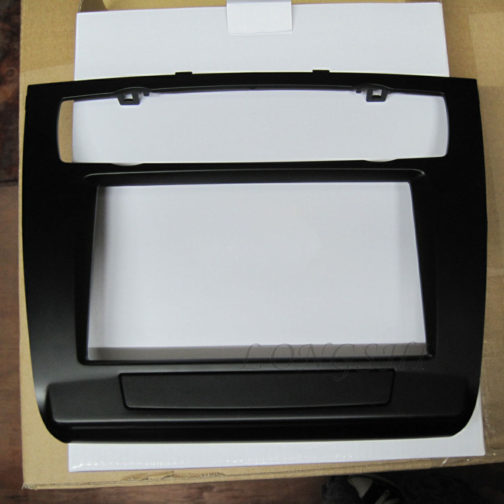 LONGSHI Double Din Car Radio Stereo Dash Mounting Kit for BMW 1 E81 E82 E87 E88 2007 Trim Audio Panel Facia Adaptor , 2din