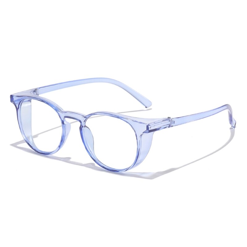 Blue Light Blocking Glasses for Women Men,Safety Goggles, Rectangle Glasses Frame Clear Lens: Blue
