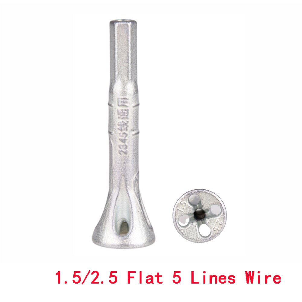 Electrical Twist Wire Tool 2~5 Hole Electrician Universal Automatic Twisting Wire Stripping Doubling Machine Connector: 1.5-2.5 Manganese