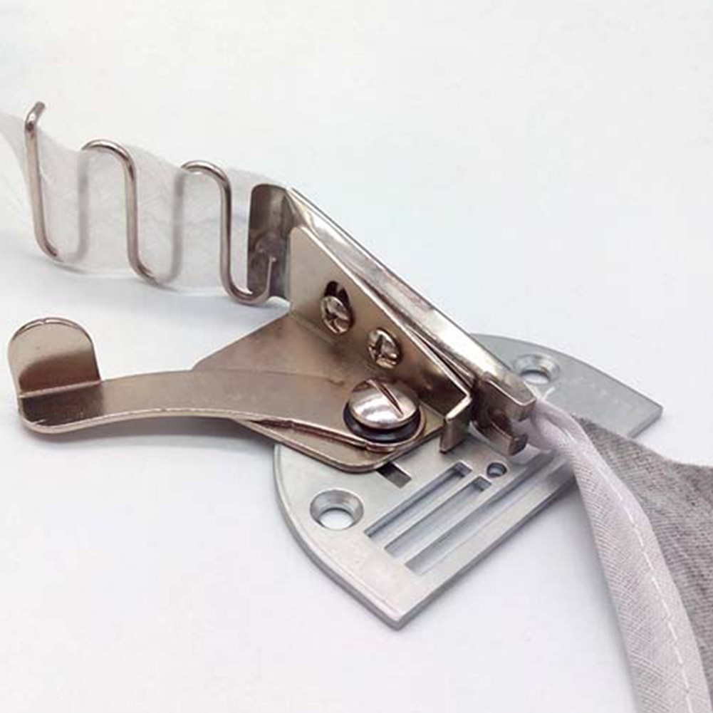 Biasbandvormer, roestvrij staal, biasbandvormer, set voor opstrijkbare biasband 6 mm, 12 mm, stof, biasbandmaker, roestvrij staal, biasband, gereedschap, naai-accessoires voor kleine producten