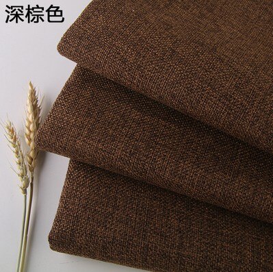 Dark gray Coated Linen Fabric Sofa Cushion Fabirc DIY Craft Sewing Cloth Outdoor Linen Blend Fabric Upholstery 58" wide Per mete