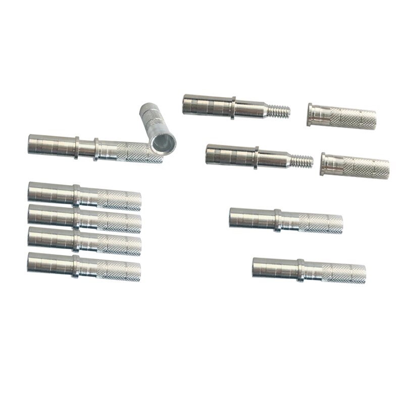 Linkboy – connecteur de flèche pour tir à l&#39;arc, en aluminium, insérer une flèche pour arbre de flèche à démonter, id6.2 mm OD7.6mm