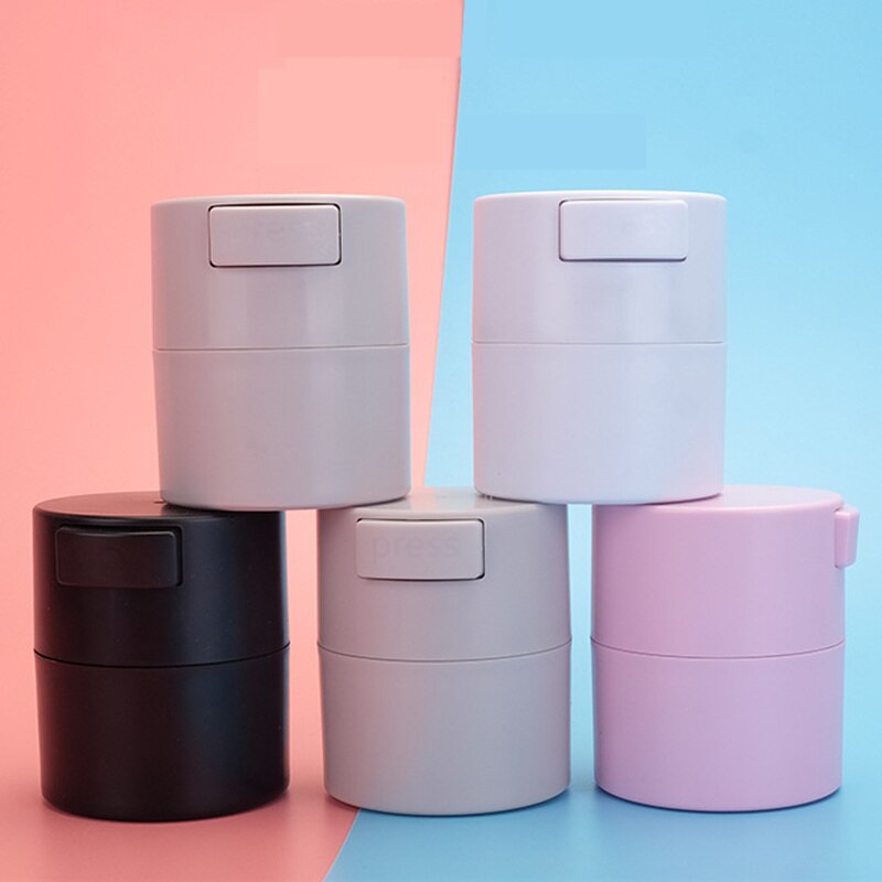 Matte Mode Wimper Lijm Opslagtank Container Adhesive Stand Activated Carbon Verzegeld Opslag Jar