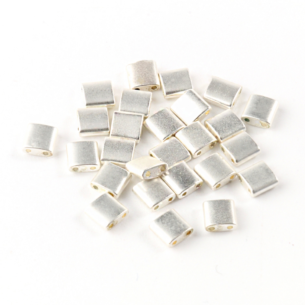 Piedra Natural opaca pulida mate dos agujeros piedra de hematita Mineral cuentas espaciadoras sueltas para fabricación de joyería Diy pulsera pendientes Tila: Multicolor