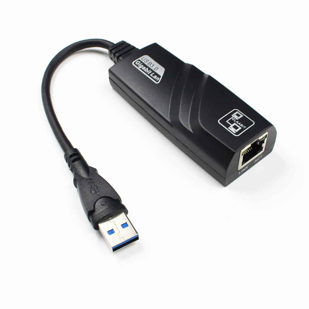 Adattatore USB 3.0 cablato da USB a RJ45 Lan Ethernet da 10/100/1000 Mbps Scheda di rete RTL8153 per PC MacBook Windows Laptop