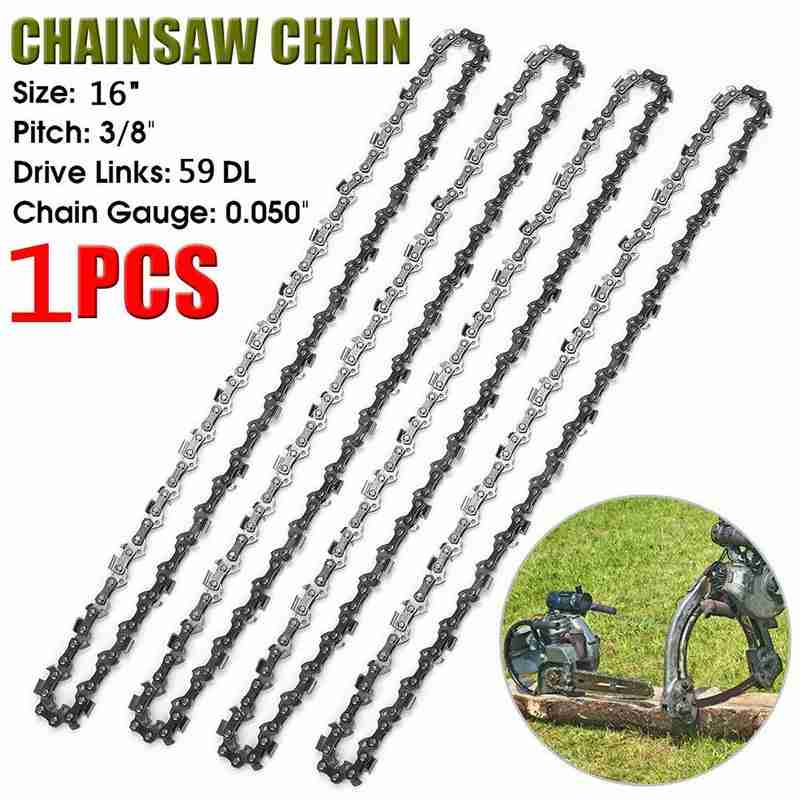 5016 Replacement chainsaw chain blade wood cut 16 inches 59 sections 29 drive links 3/8p Chainsaw chain