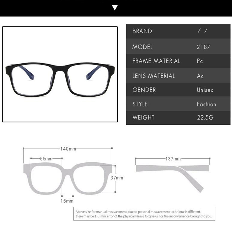 Small Square Frame Eyeglasses For Unisex Transparent Jelly Color Optical Glasses Women Men Transparent Gray/Pink /Blue