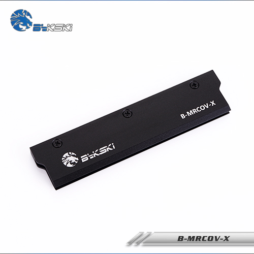 BYKSKI Full Metal Radiator Cover use for RAM Radiator Color Black Cover for Liquid Cooling System Heat Dissipation Cover 1pcs: Default Title