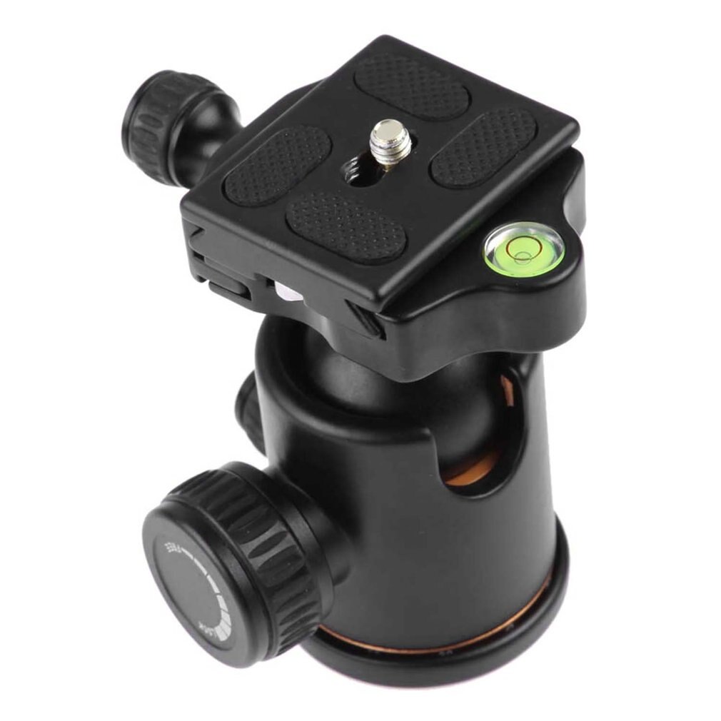 VD-02 Tripod Ball Head 360 Degree Rotating Panoramic Ballhead for Monopod Tripod DSLR Camera Aluminum Alloy: Default Title