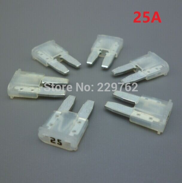 Shhworld sea-fusible automotriz surtido, 5A, 7,5a, 10A, 15A, 20A, 25A, 30A, conjunto Pak para ford, fox, mondeo, Dodge y JEEP, 10 Uds.: Marfíl