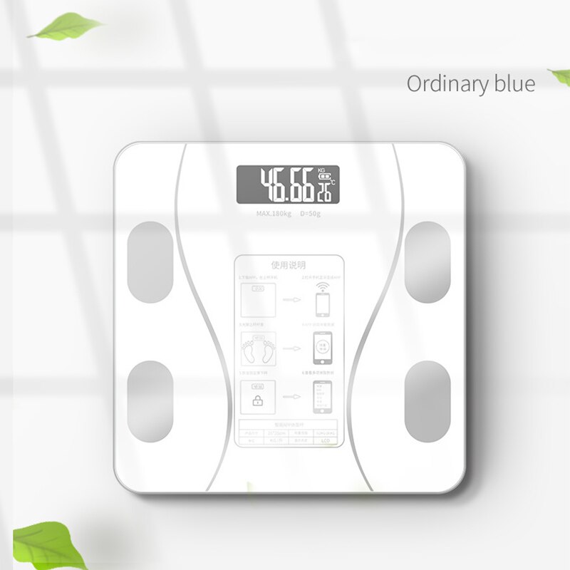 Smart Bluetooth Body Fat Scale Floor Bathroom Weight LED Digital Display Scale Body Composition Analyzer With Smartphone App