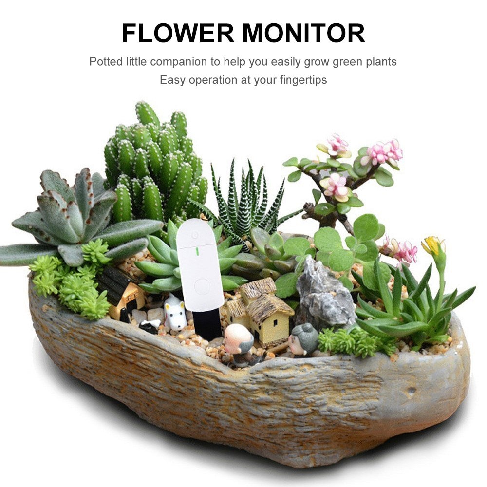 3V Bloem Monitor Bodem Water Licht Smart Tester Digitale Planten Gras Bloem Zorg Flora Sensor real-time monitoring