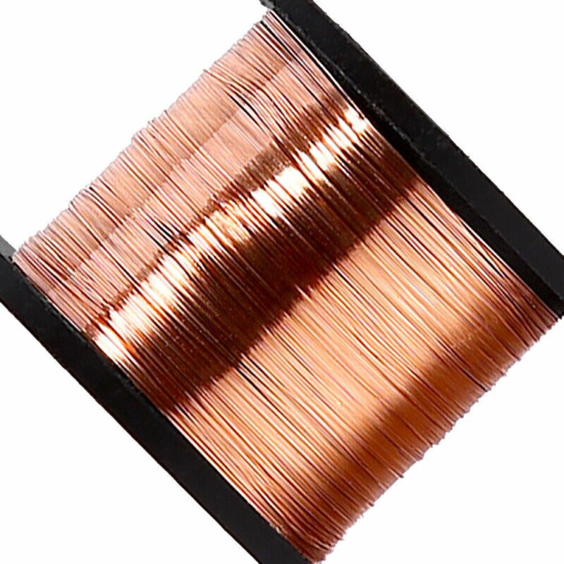 Alambre de cobre fino de 0,1mm de diámetro, cable de soldadura de reparación solenoide, rotor esmaltado, bricolaje, 5 uds.