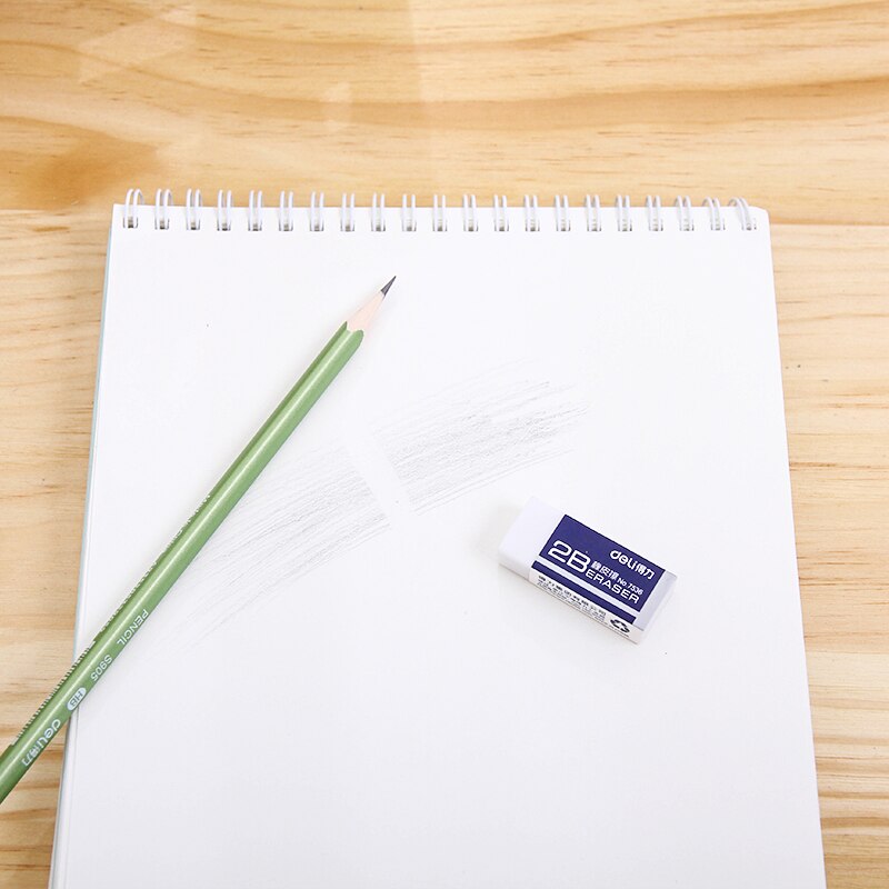 DELI 2B Gum Studenten Onderzoek Art Schilderen Speciale Rubber Schrijven Correctie Potlood Gum voor Kinderen School Kantoorbenodigdheden