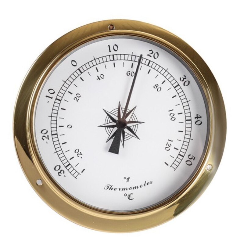 Wall Mounted Tester Copper Shell Marine For Weather Station Wall Hanging Boat Using: Purple