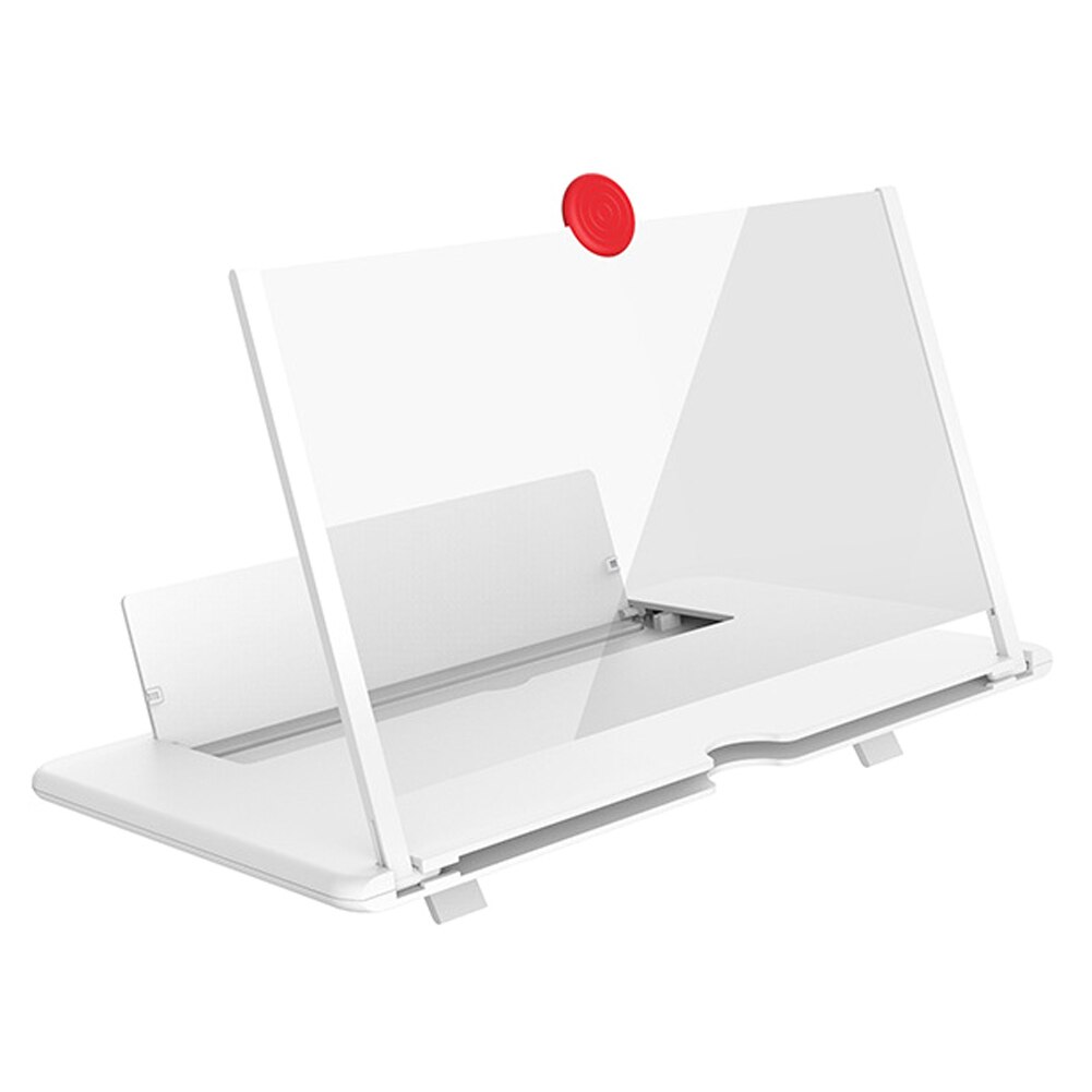 12 Inch 3D Phone Screen Magnifier Enlarged Eye Protection Movie Folding Adjustable Angle HD Non Slip Multifunction with Bracket: Default Title