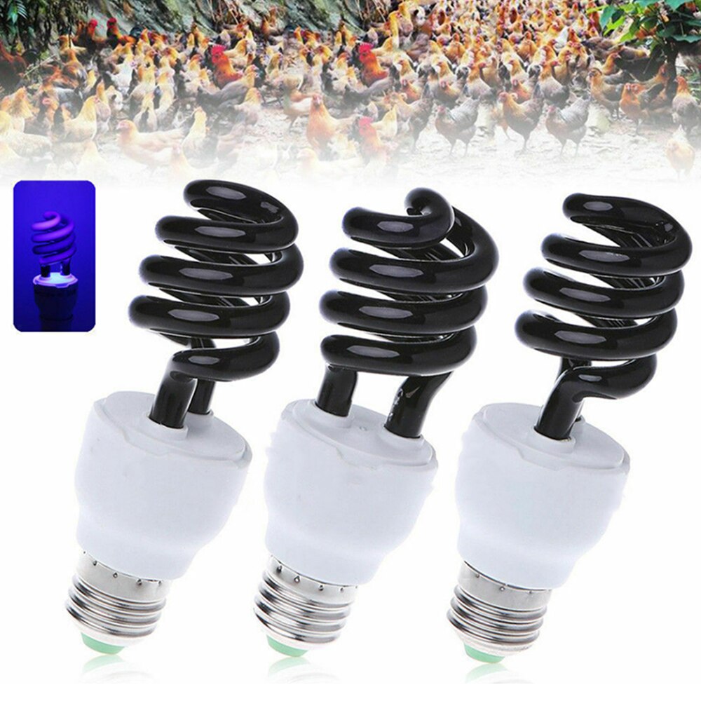 E27 Uv Gloeilamp 220V Uvc Ultraviolette Fluorescerende Lamp 2U 3U 15-40W Spiraal Enegy Besparing zwart Licht Violet Lampen